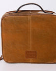 American Darling Jewelry Case Hand Tooled Hair-On Genuine Leather Women Bag Western Handbag Purse