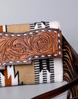 American Darling Small Crossbody Hand Tooled Saddle Blanket Genuine Leather women bag western handbag purse
