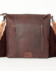 American Darling ADBGZ629A Signature Crossbody Hand Tooled Saddle Blanket Genuine Leather Women Bag Western Handbag Purse