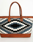 American Darling ADBGZ650 Tote Saddle Blanket Genuine Leather Women Bag Western Handbag Purse