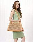 American Darling ADBGZ658 Hobo Hand Tooled Genuine Leather Women Bag Western Handbag Purse