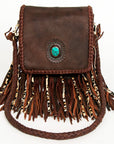 American Darling Messenger Genuine Leather Women Bag Western Handbag Purse