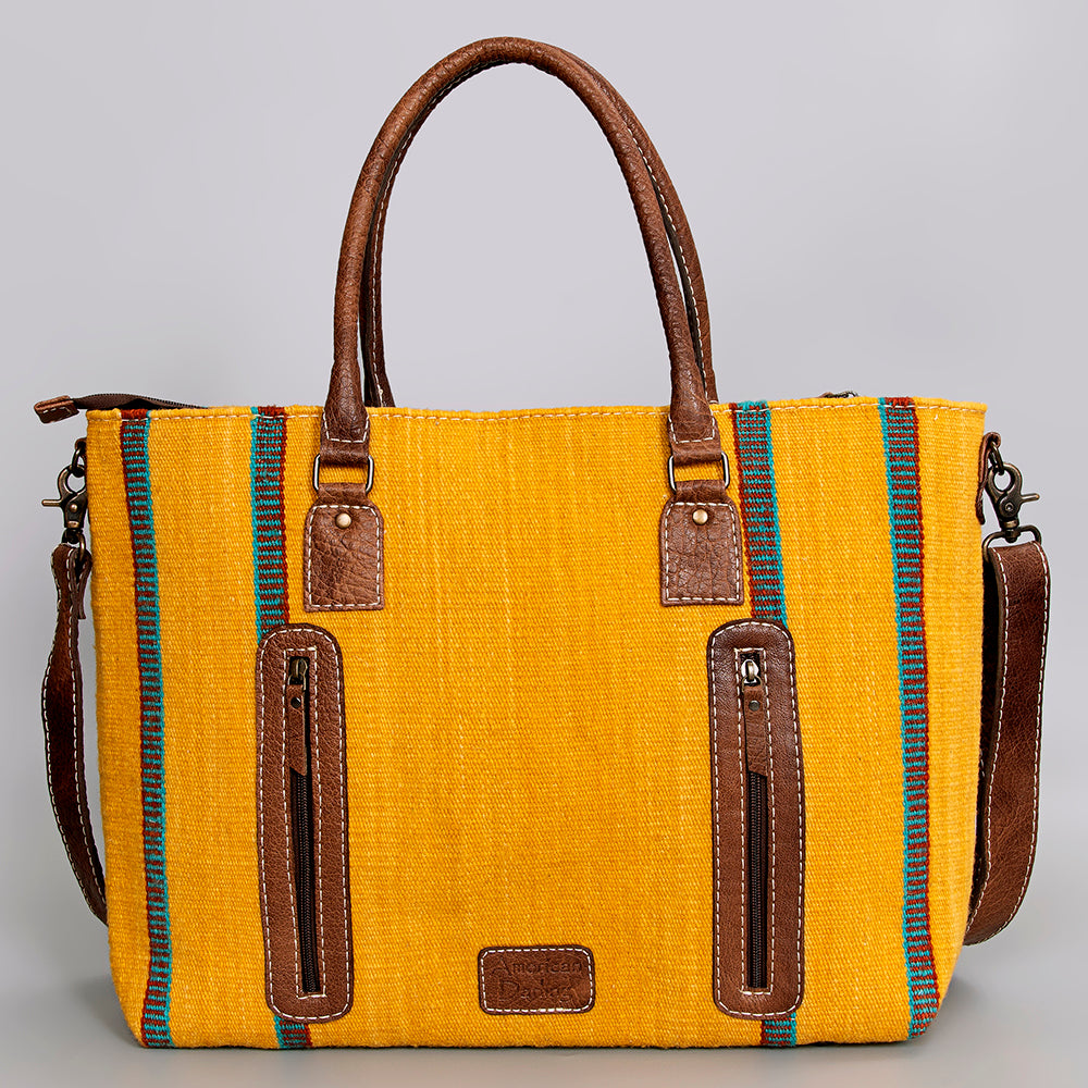 American Darling Tote Saddle Blanket Genuine Leather women bag western handbag purse
