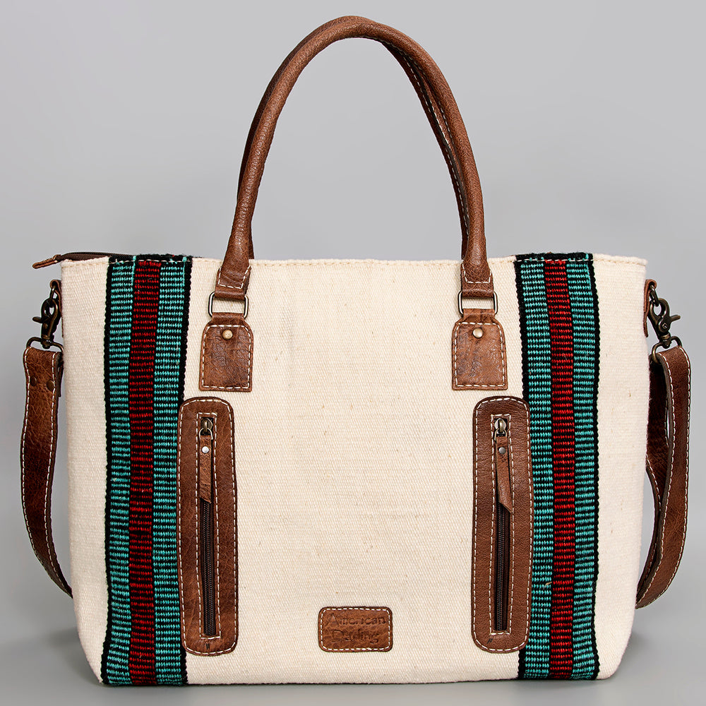 American Darling Tote Saddle Blanket Genuine Leather women bag western handbag purse