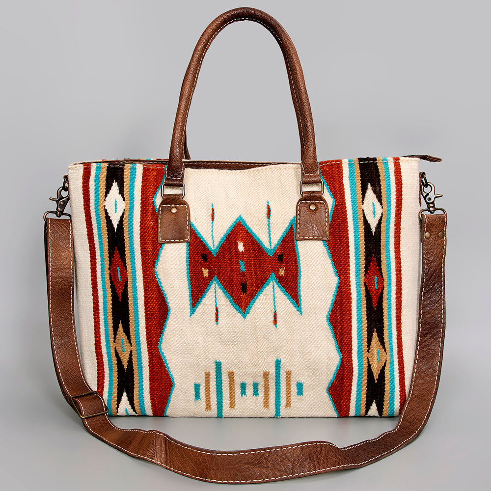 American Darling Tote Saddle Blanket Genuine Leather women bag western handbag purse