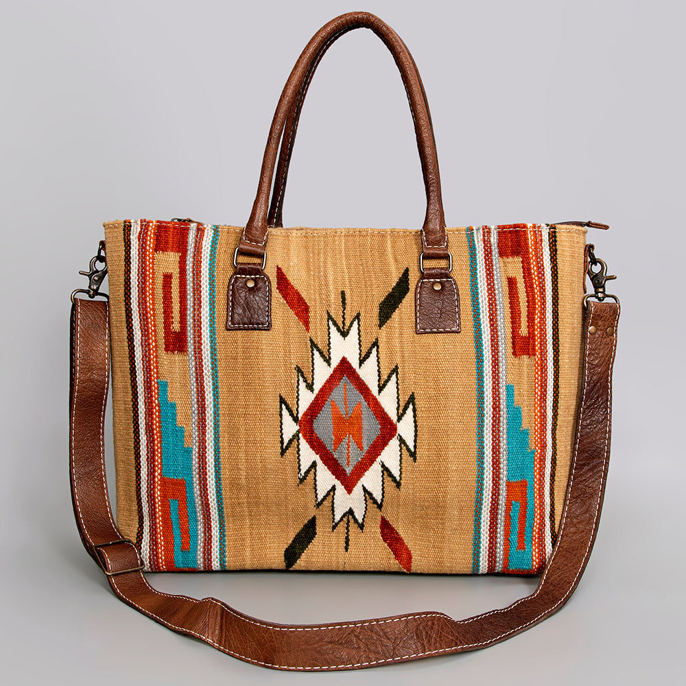 American Darling Tote Saddle Blanket Genuine Leather women bag western handbag purse