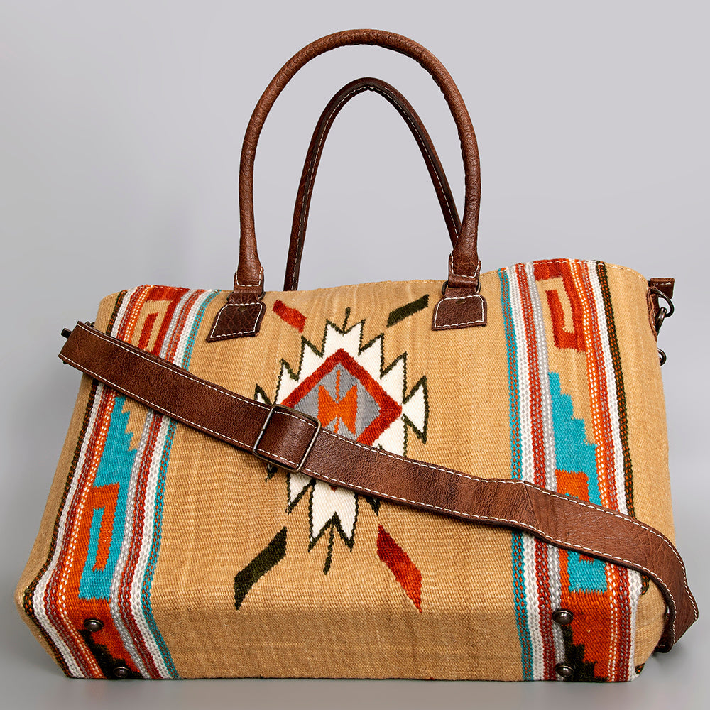 American Darling Tote Saddle Blanket Genuine Leather women bag western handbag purse