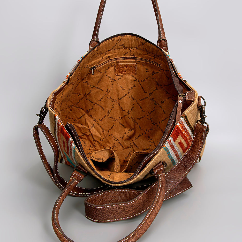 American Darling Tote Saddle Blanket Genuine Leather women bag western handbag purse