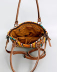 American Darling Tote Saddle Blanket Genuine Leather women bag western handbag purse