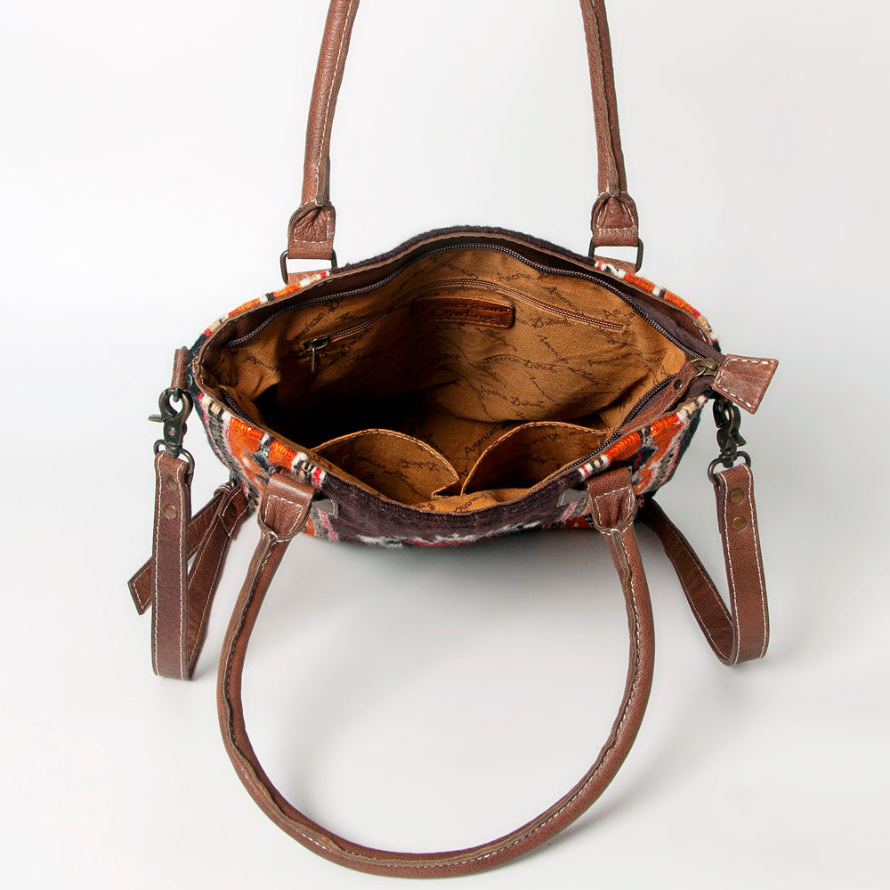 American Darling Tote Saddle Blanket Genuine Leather women bag western handbag purse
