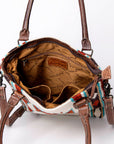 American Darling Tote Saddle Blanket Genuine Leather women bag western handbag purse