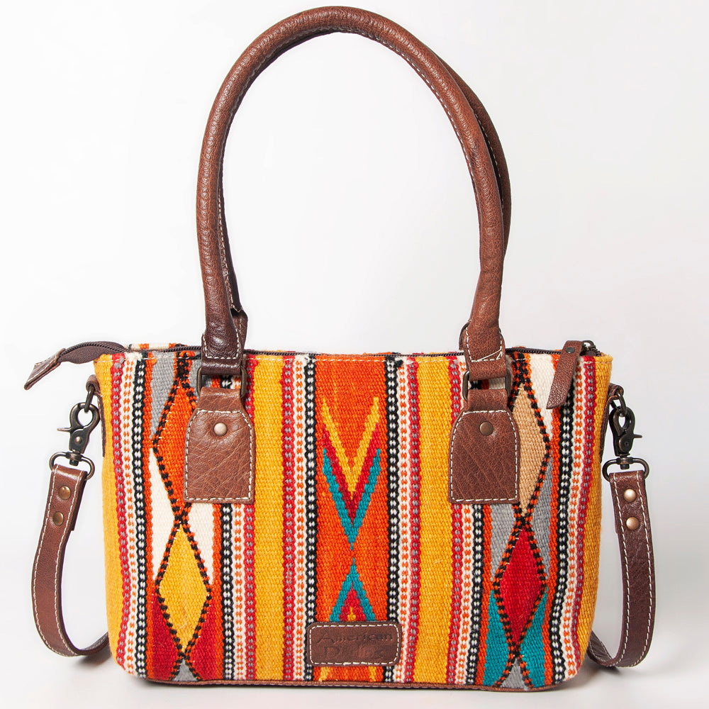 American Darling Tote Saddle Blanket Genuine Leather women bag western handbag purse
