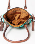 American Darling Tote Saddle Blanket Genuine Leather women bag western handbag purse