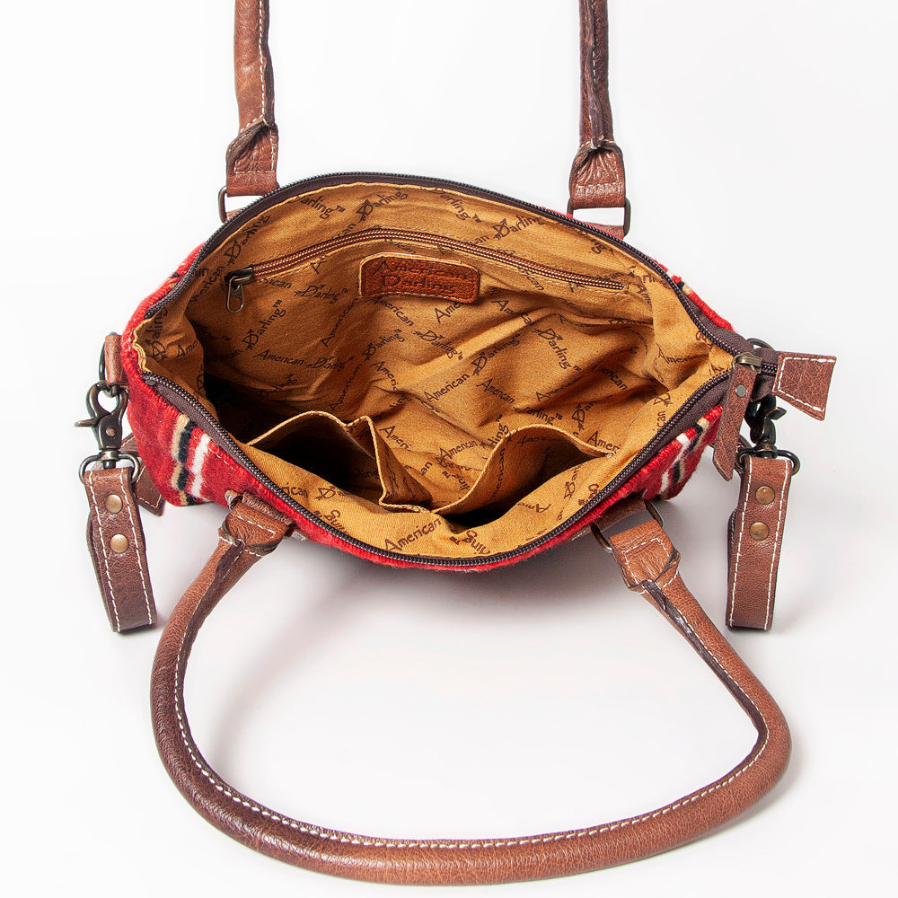American Darling Tote Saddle Blanket Genuine Leather women bag western handbag purse
