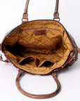 American Darling Tote Saddle Blanket Genuine Leather women bag western handbag purse