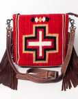 American Darling Cross Body Saddle Blanket Genuine Leather women bag western handbag purse