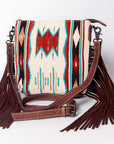 American Darling Cross Body Saddle Blanket Genuine Leather women bag western handbag purse