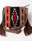 American Darling Cross Body Saddle Blanket Genuine Leather women bag western handbag purse