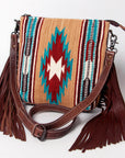 American Darling Cross Body Saddle Blanket Genuine Leather women bag western handbag purse