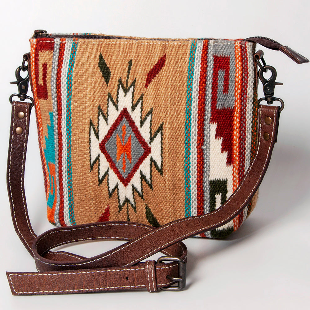 American Darling ADBG1009A Cross Body Saddle Blanket Genuine Leather women bag western handbag purse