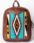 American Darling Backpack Saddle Blanket Genuine Leather women bag western handbag purse