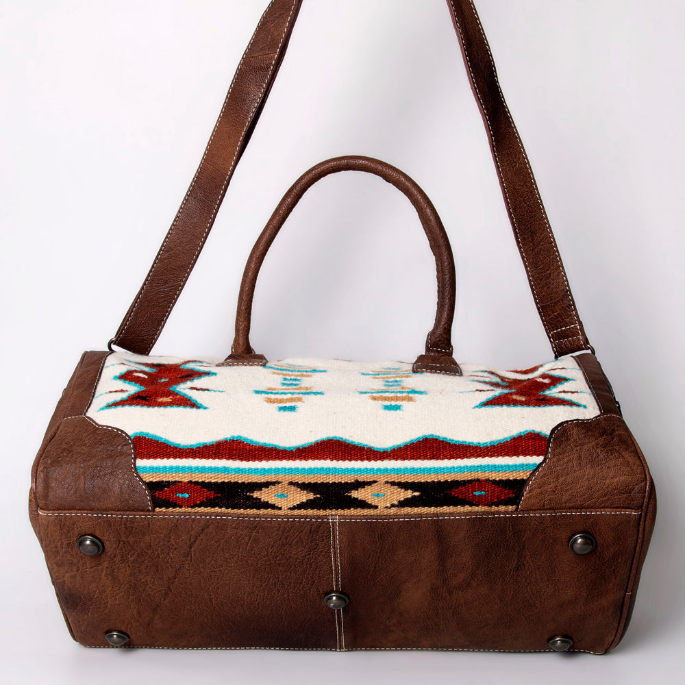 American Darling Duffel Saddle Blanket Genuine Leather women bag western handbag purse