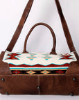 American Darling Duffel Saddle Blanket Genuine Leather women bag western handbag purse