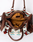 American Darling Duffel Saddle Blanket Genuine Leather women bag western handbag purse