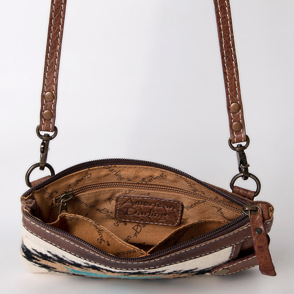 American Darling Cross Body Saddle Blanket Genuine Leather women bag western handbag purse