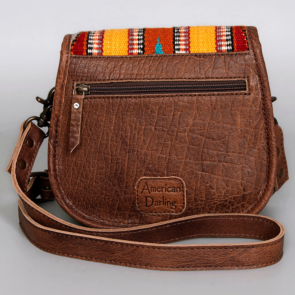 American Darling Cross Body Saddle Blanket Genuine Leather women bag western handbag purse