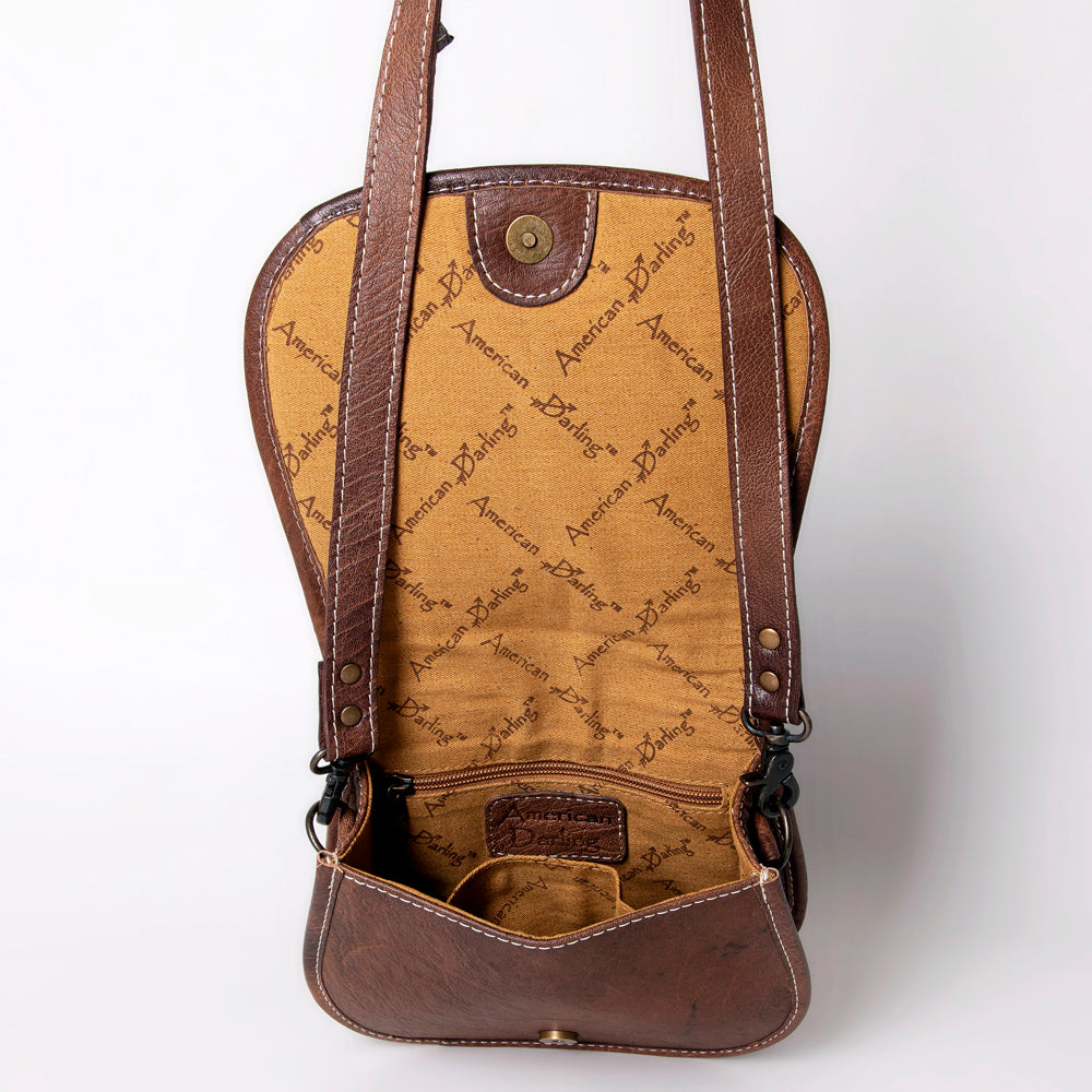 American Darling Cross Body Saddle Blanket Genuine Leather women bag western handbag purse