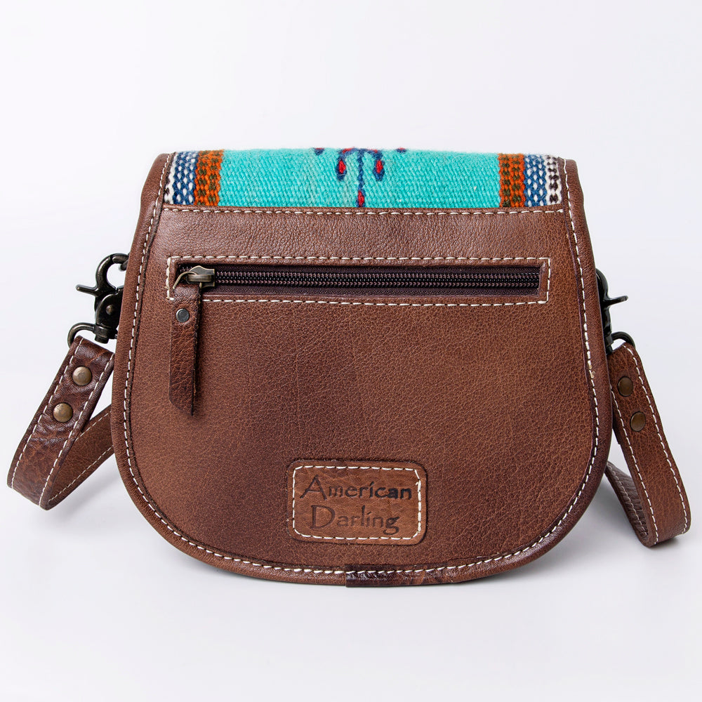 American Darling Cross Body Saddle Blanket Genuine Leather women bag western handbag purse