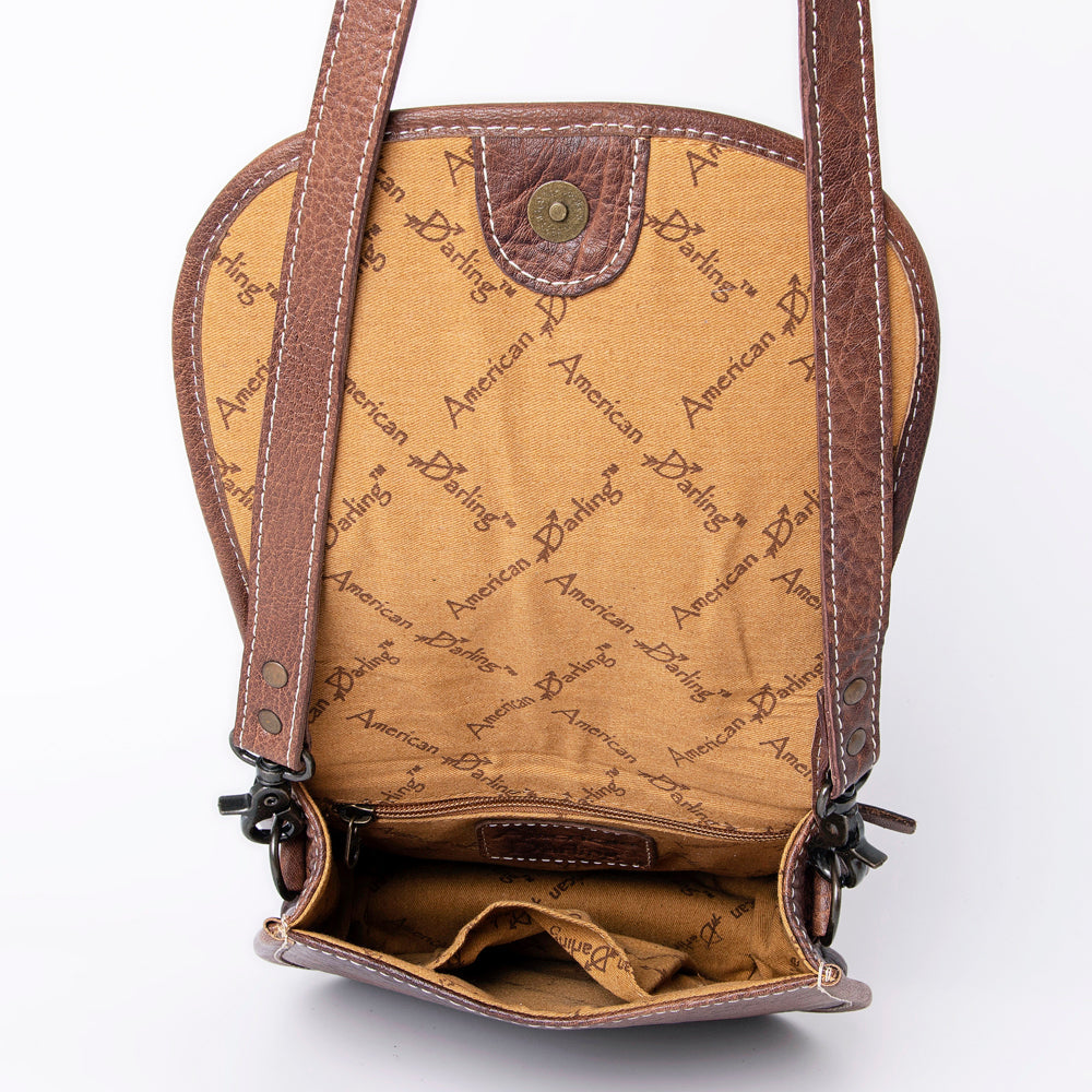 American Darling Cross Body Saddle Blanket Genuine Leather women bag western handbag purse