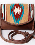 American Darling Messenger Saddle Blanket Genuine Leather women bag western handbag purse