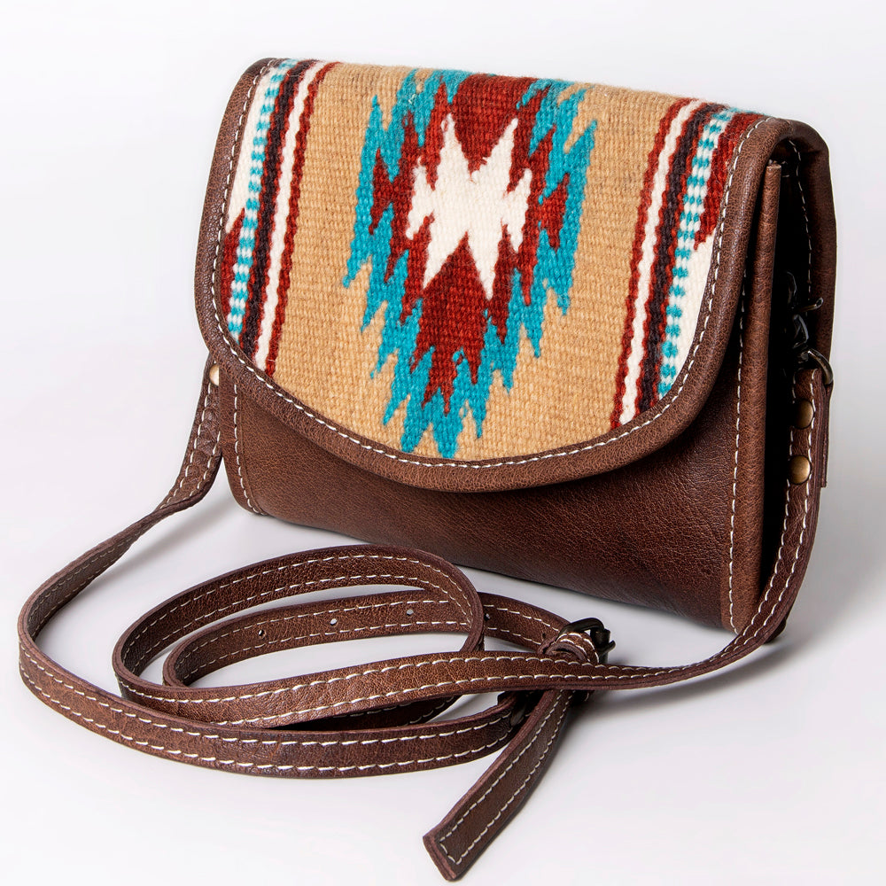 American Darling Messenger Saddle Blanket Genuine Leather women bag western handbag purse