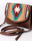 American Darling Messenger Saddle Blanket Genuine Leather women bag western handbag purse
