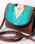 American Darling Messenger Saddle Blanket Genuine Leather women bag western handbag purse
