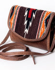 American Darling Messenger Saddle Blanket Genuine Leather women bag western handbag purse