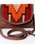 American Darling Messenger Saddle Blanket Genuine Leather women bag western handbag purse