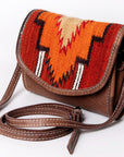 American Darling Messenger Saddle Blanket Genuine Leather women bag western handbag purse