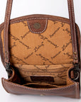 American Darling Messenger Saddle Blanket Genuine Leather women bag western handbag purse