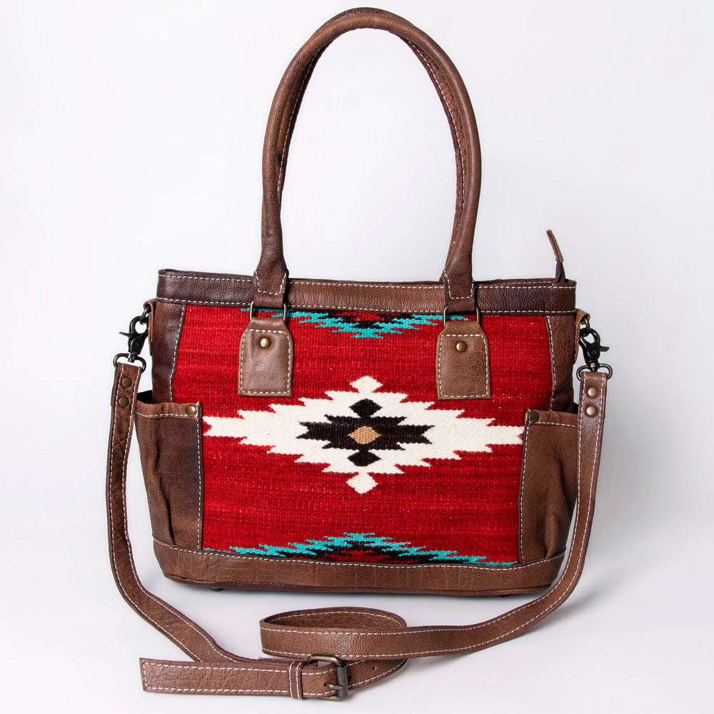 American Darling Tote Saddle Blanket Genuine Leather women bag western handbag purse