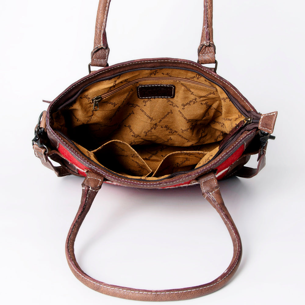 American Darling Tote Saddle Blanket Genuine Leather women bag western handbag purse