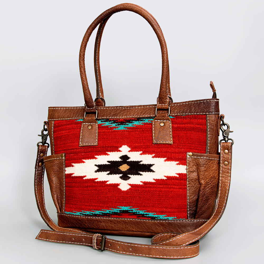 American Darling Tote Saddle Blanket Genuine Leather women bag western handbag purse
