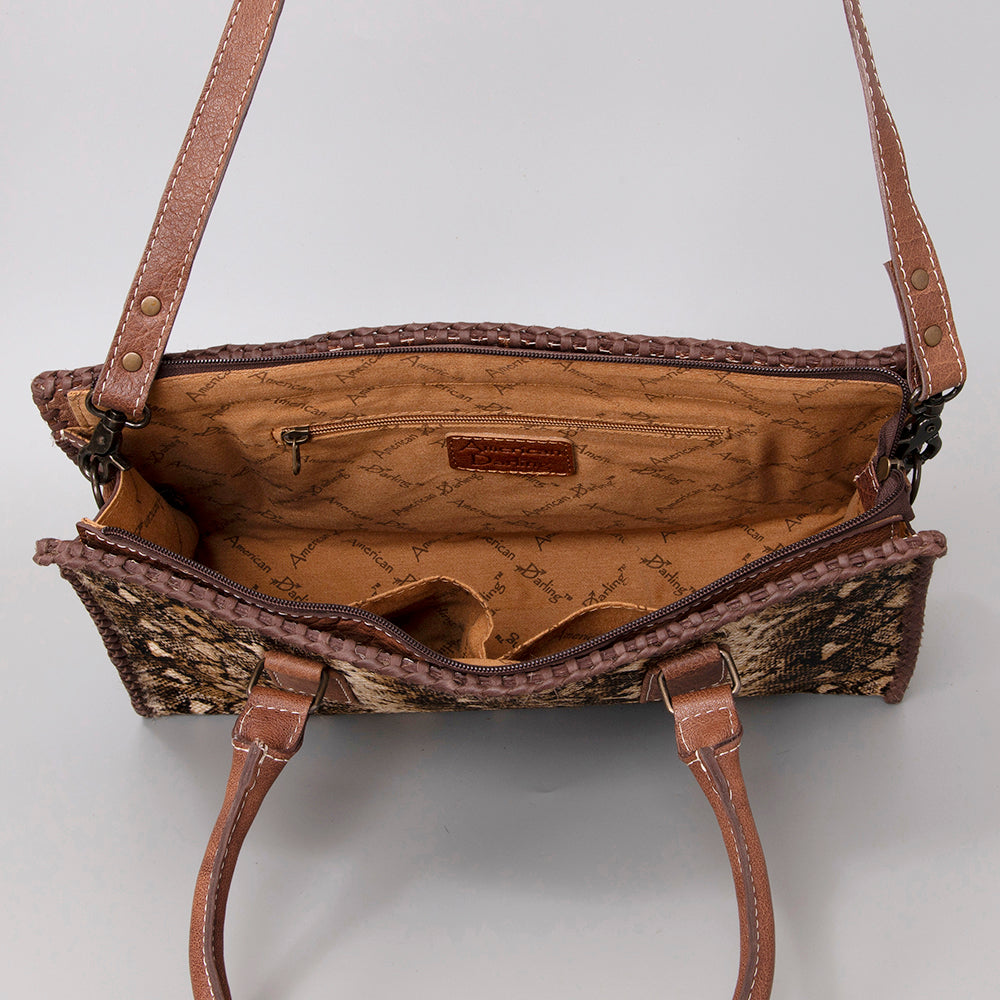 American Darling ADBG1019A Tote Hair On Genuine Leather women bag western handbag purse
