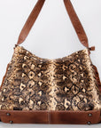 American Darling ADBG1020A Hobo Hair-On Genuine Leather women bag western handbag purse