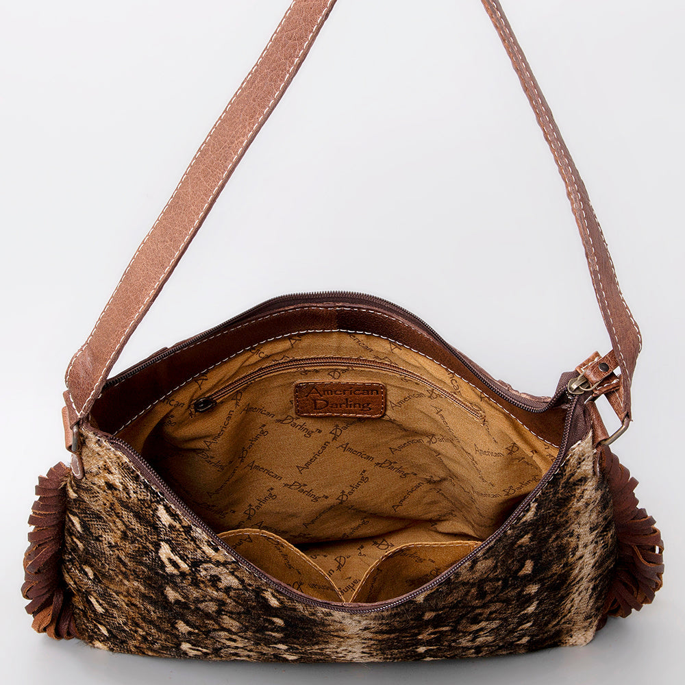 American Darling ADBG1020A Hobo Hair-On Genuine Leather women bag western handbag purse