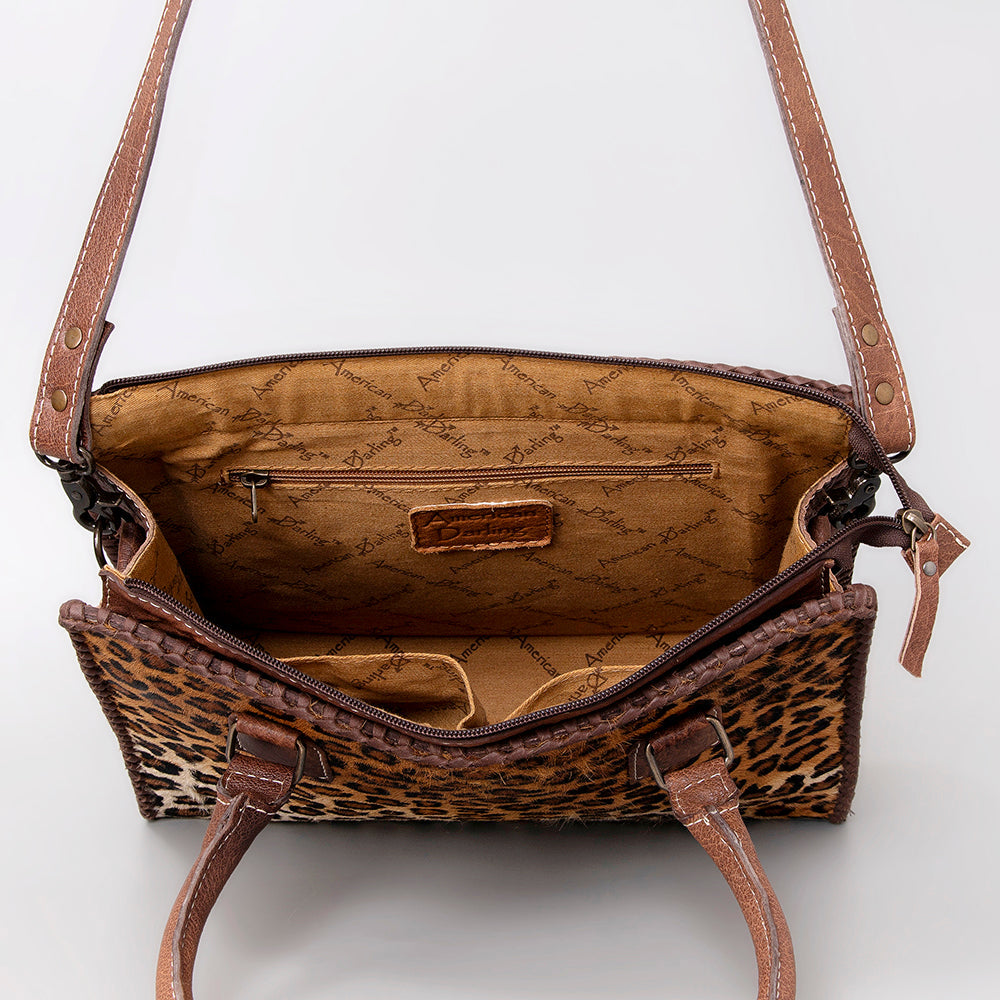 American Darling ADBG1021A Hobo Hair-On Genuine Leather women bag western handbag purse