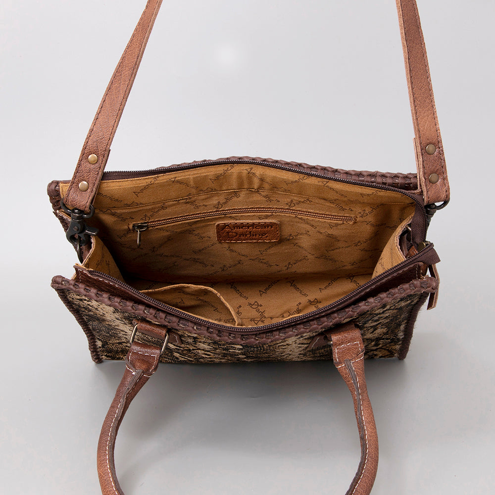 American Darling ADBG1021A Hobo Hair-On Genuine Leather women bag western handbag purse
