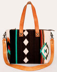 American Darling Tote Saddle Blanket Genuine Leather Women Bag Western Handbag Purse
